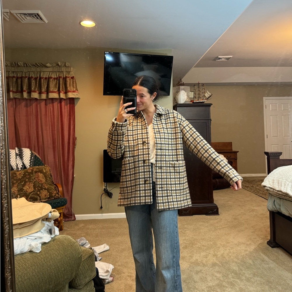 Madewell plaid jacket